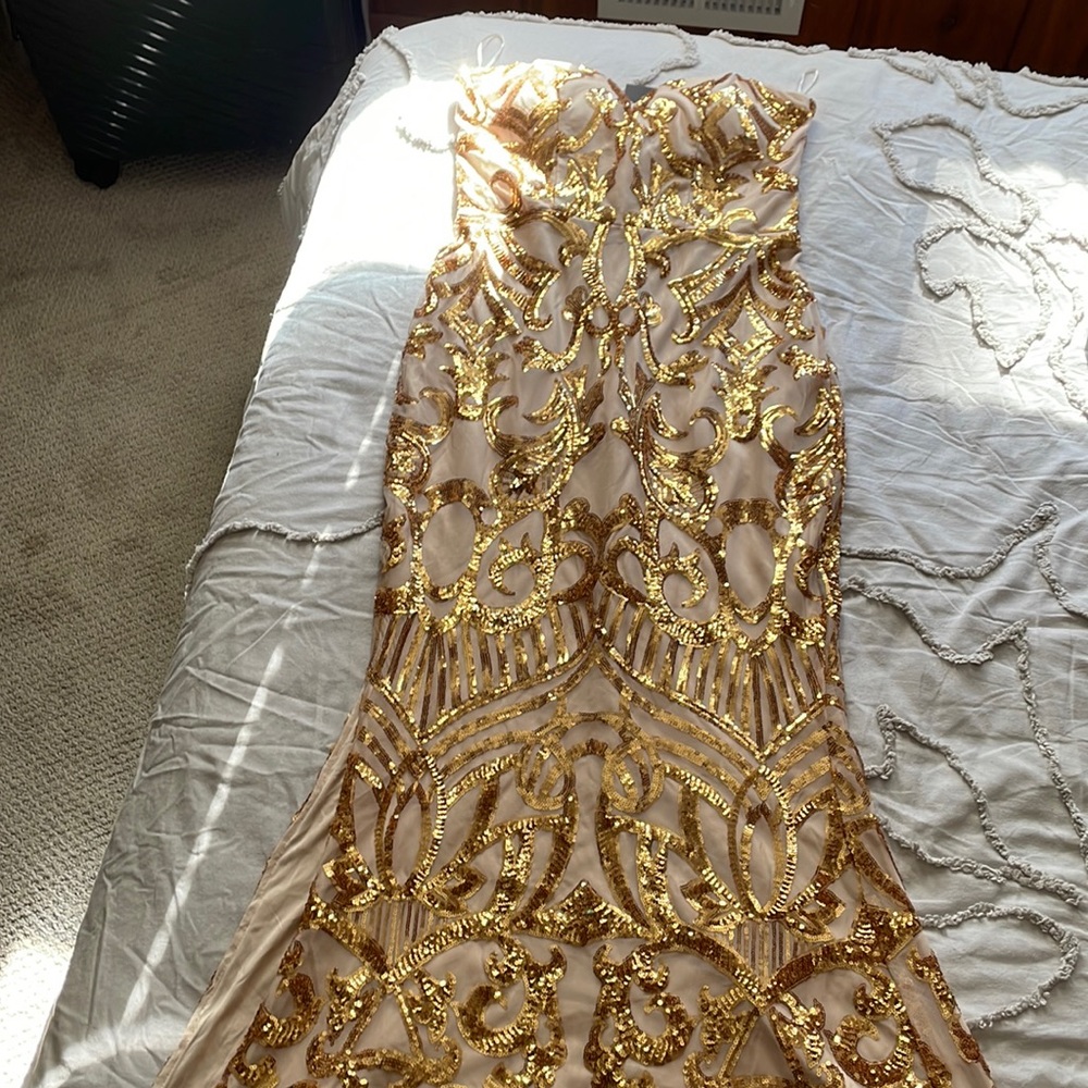 Fashion Nova Sequin Long Dress